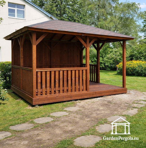 Kleine tuinpaviljoens